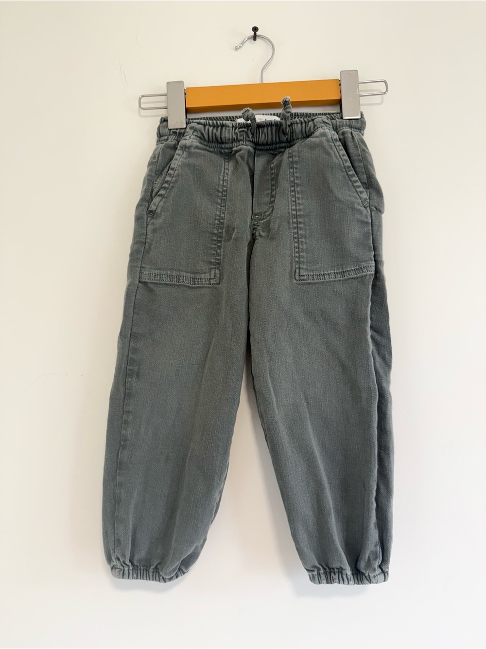 Zara grey denim jogger jeans size 4 years